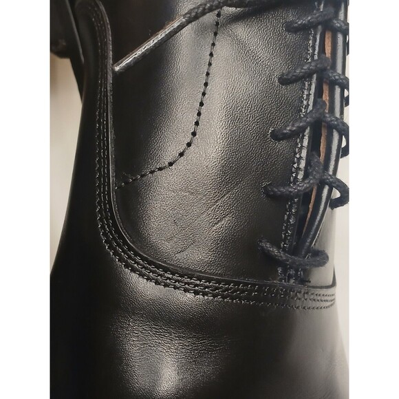 Allen Edmonds SZ 14 Park Avenue Cap-Toe Oxfords Black Leather Bench Welt - Picture 5 of 16